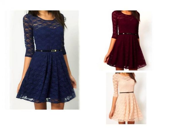 VESTIDO DE RENDA