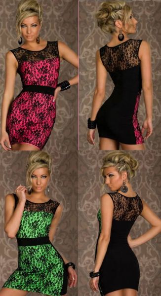 4 - Vestido frente de renda